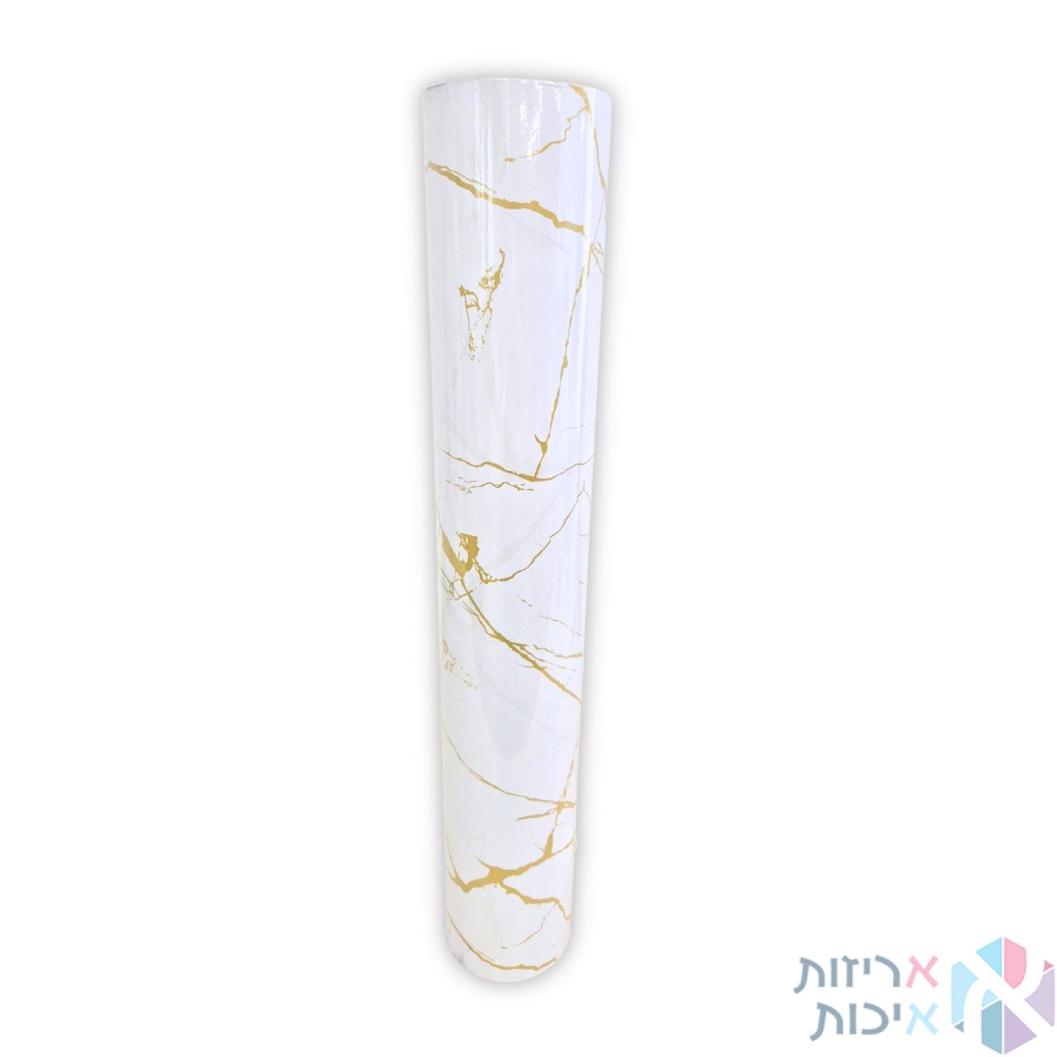 גליל נייר לאריזה דגם שייש לבן