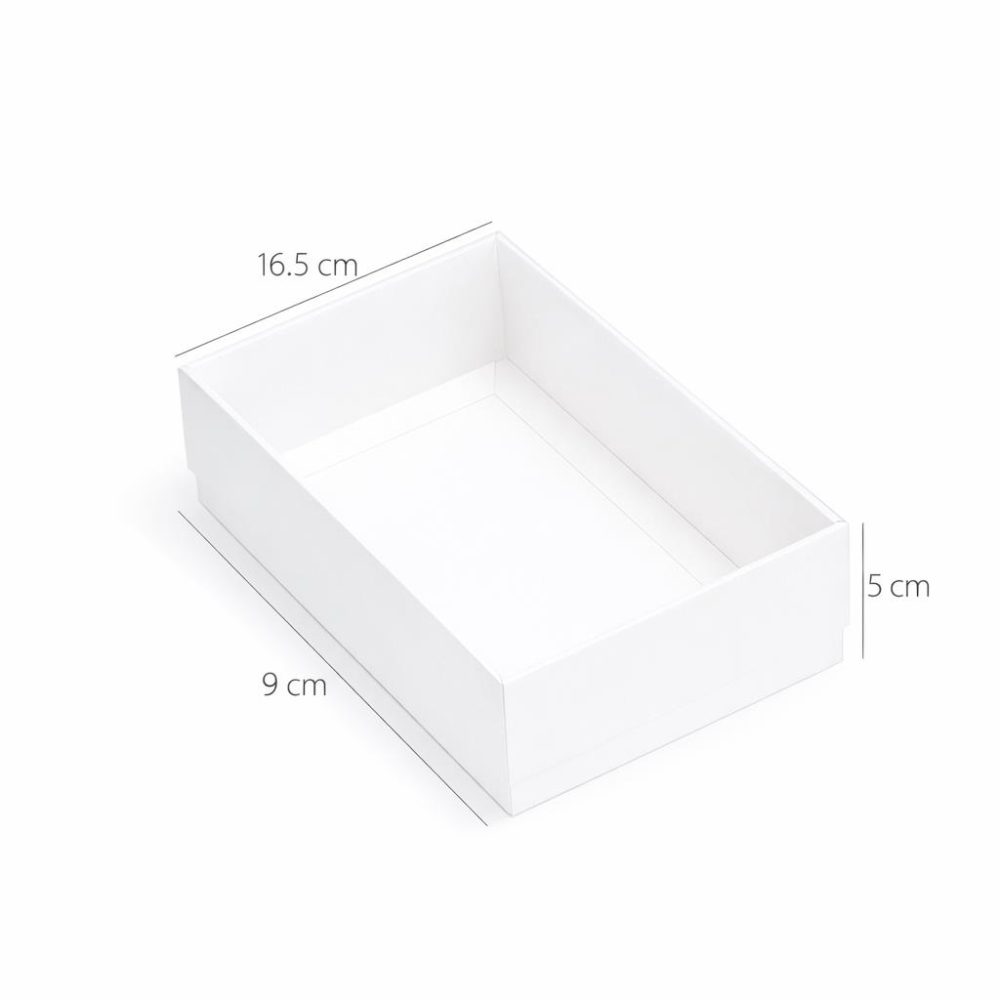 קופסאות קרטון עם מכסה שקוף 9/16.5/5, 25 יחידות