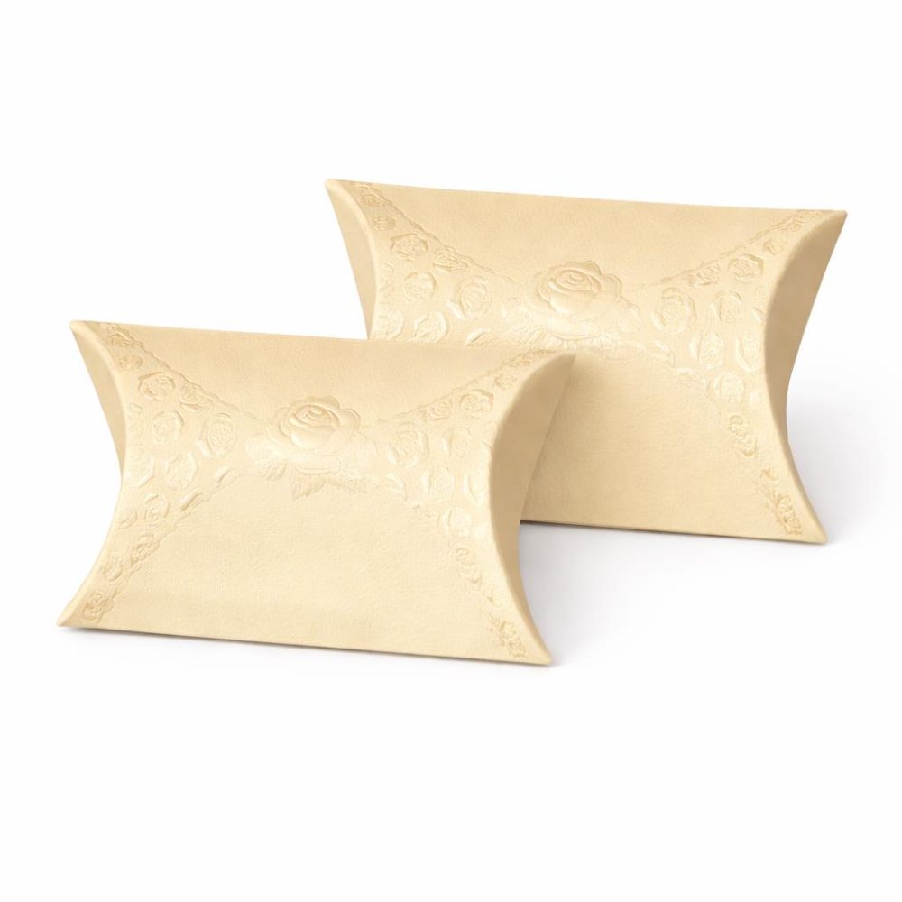 אריזות כרית קרטון עיטורים שמנת 9/7/3, 96 יחידות