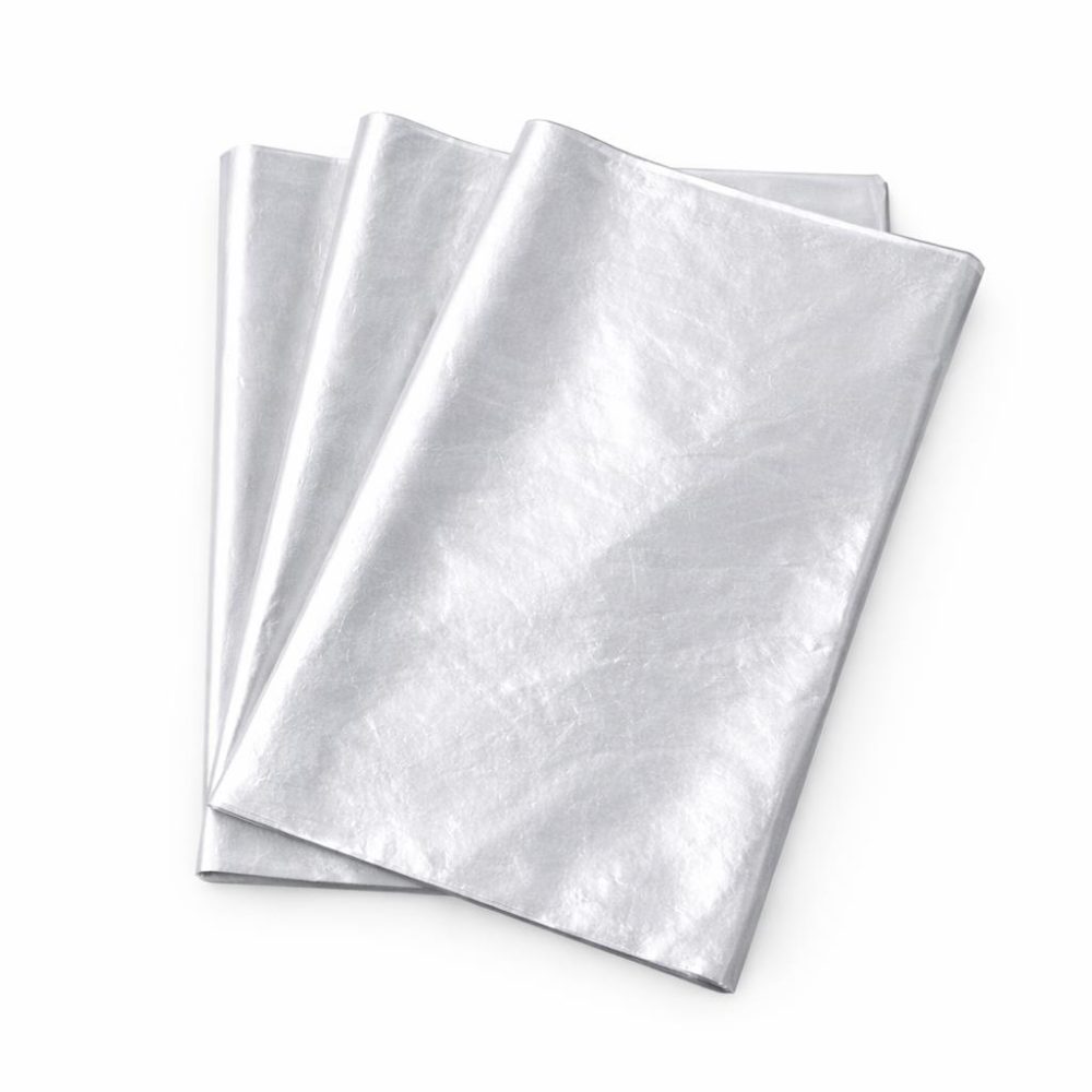 נייר משי מטאלי כסף, 50/70, 200 יחידות