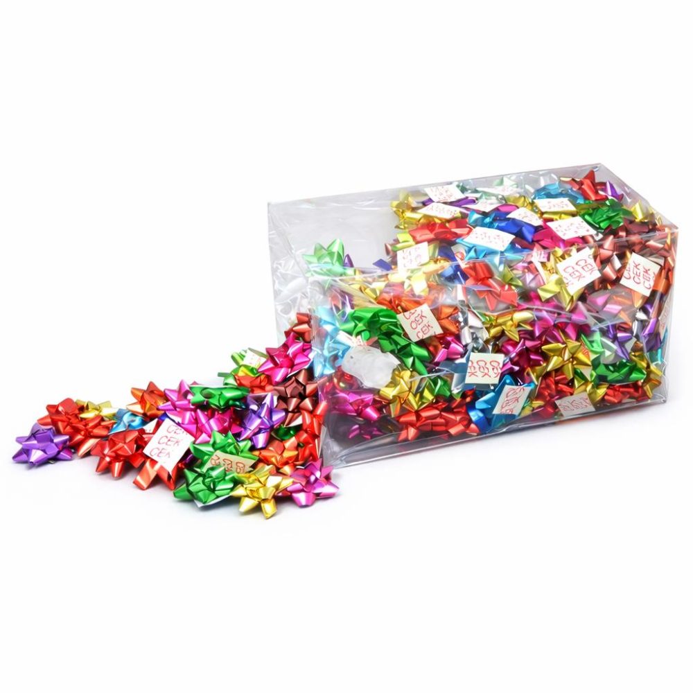 פרח מדבקה מטאלי מיקס 250 יח’