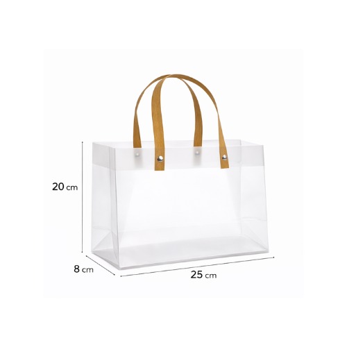 שקיות PVC עם ידית נשיאה במידה 25820